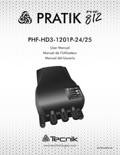 Tecnik PRATIK PHF812 Manuel De L'utilisateur