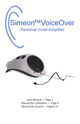 Simeon VoiceOver Manuel De L'utilisateur