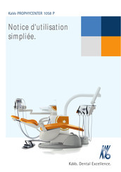 KaVo Dental PROPHYcenter 1058 P Notice D'utilisation