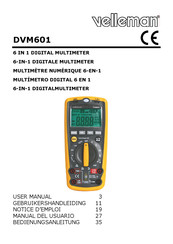 Velleman DVM601 Notice D'emploi