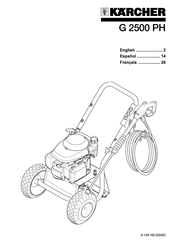 Kärcher G 2500 PH Mode D'emploi