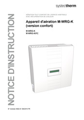 Systec Therm M-WRG-K Notice D'instruction