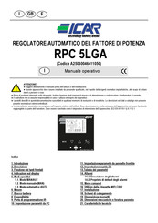 Icar RPC 5LGA Notice D'utilisation