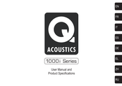 Q Acoustics 1000i Serie Mode D'emploi Et Caractéristiques Techniques