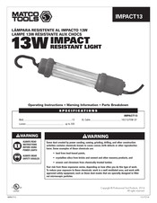 Matco Tools IMPACT13 Instructions De Fonctionnement