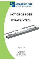 Mantion WIBAT LINTEAU Notice De Pose