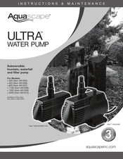 AquaScape Ultra 800 Instructions