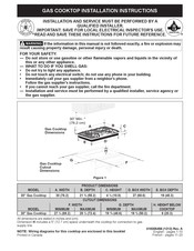 Frigidaire FPGC3087MS Instructions D'installation