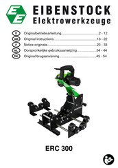 EIBENSTOCK ERC 300 Notice Originale