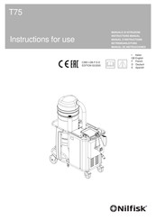 Nilfisk T75 Manuel D'instructions