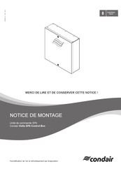 Condair Delta SPA Control Box Notice De Montage