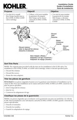 Kohler K-8302 Guide D'installation