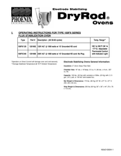 Phoenix International DryRod 100FX/120 Mode D'emploi