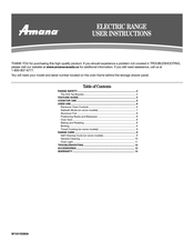 Amana AER5823XCW1 Mode D'emploi