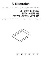 Electrolux EFT 6460 Notice D'utilisation Et D'installation