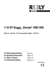 Reely ROAD Rocket Notice D'emploi