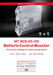 Büttner Elektronik MT BCB 25/20 Mode D'emploi