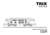 Trix MINITRIX 160 Serie Mode D'emploi