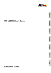 Axis M3014 Guide D'installation