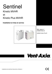 Vent-Axia Sentinel Kinetic Plus B Manuel D'installation Et Mise En Service