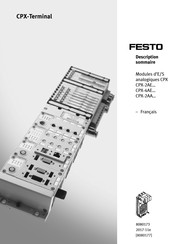 Festo CPX-2AE Serie Manuel D'utilisation