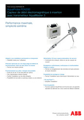 ABB AquaProbe FEA200 Fiche Technique