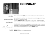 Bernina activa 210 Mode D'emploi