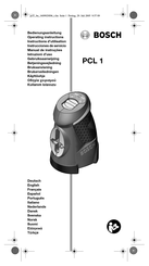 Bosch PCL1 Instructions D'utilisation