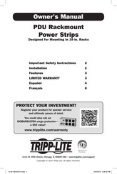 Tripp-Lite PDU2430 Manuel Du Propriétaire