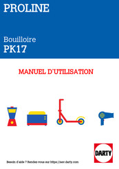 Proline PK17 Manuel D'utilisation