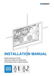 Geberit 461.183.00.1 Instructions De Montage