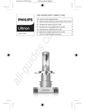 Philips Ultinon LED-HL H4 Mode D'emploi