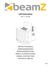 Beamz LED Gobo Derby Manuel D'instructions
