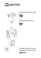 GESTRA TD Instructions De Montage Et De Mise En Service