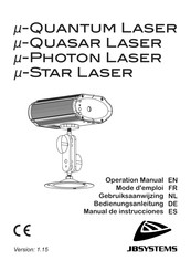 JBSYSTEMS u-Quasar Laser Mode D'emploi