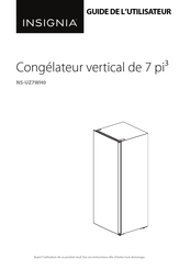 Insignia NS-UZ7WH0 Guide De L'utilisateur