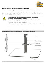 MAY DMZ139 Instructions D'installation