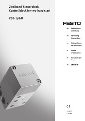 Festo ZSB-1/8-B Notice D'utilisation