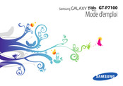 Samsung GT-P7100 Mode D'emploi