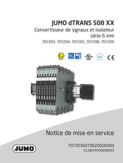JUMO 707209 Notice De Mise En Service
