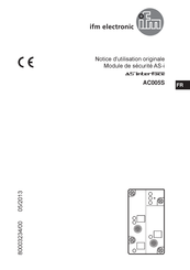 IFM AS-i AC005S Notice D'utilisation Originale