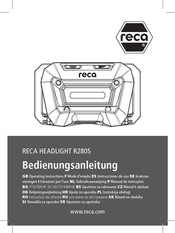 RECA R280S Mode D'emploi