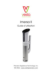 Vesta Precision Imersa II Guide D'utilisation