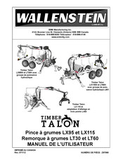 Wallenstein TIMBER TALON LX115 Manuel De L'utilisateur