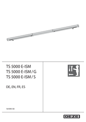 GEZE TS 5000 E-ISM/S Mode D'emploi