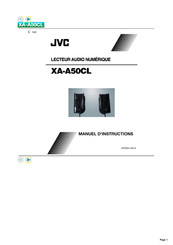 JVC XA-A50CL Manuel D'instructions