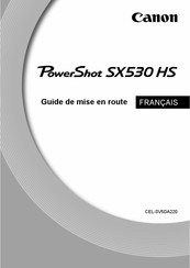 Canon PowerShot SX530 HS Guide De Mise En Route