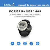 Garmin FORERUNNER 405 Manuel De Demarrage Rapide