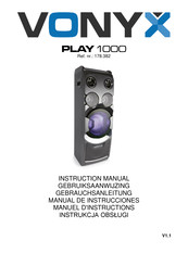Vonyx PLAY 1000 Manuel D'instructions