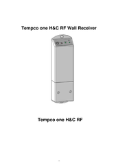 RADSON Tempco one H&C RF Wall Receiver Mode D'emploi